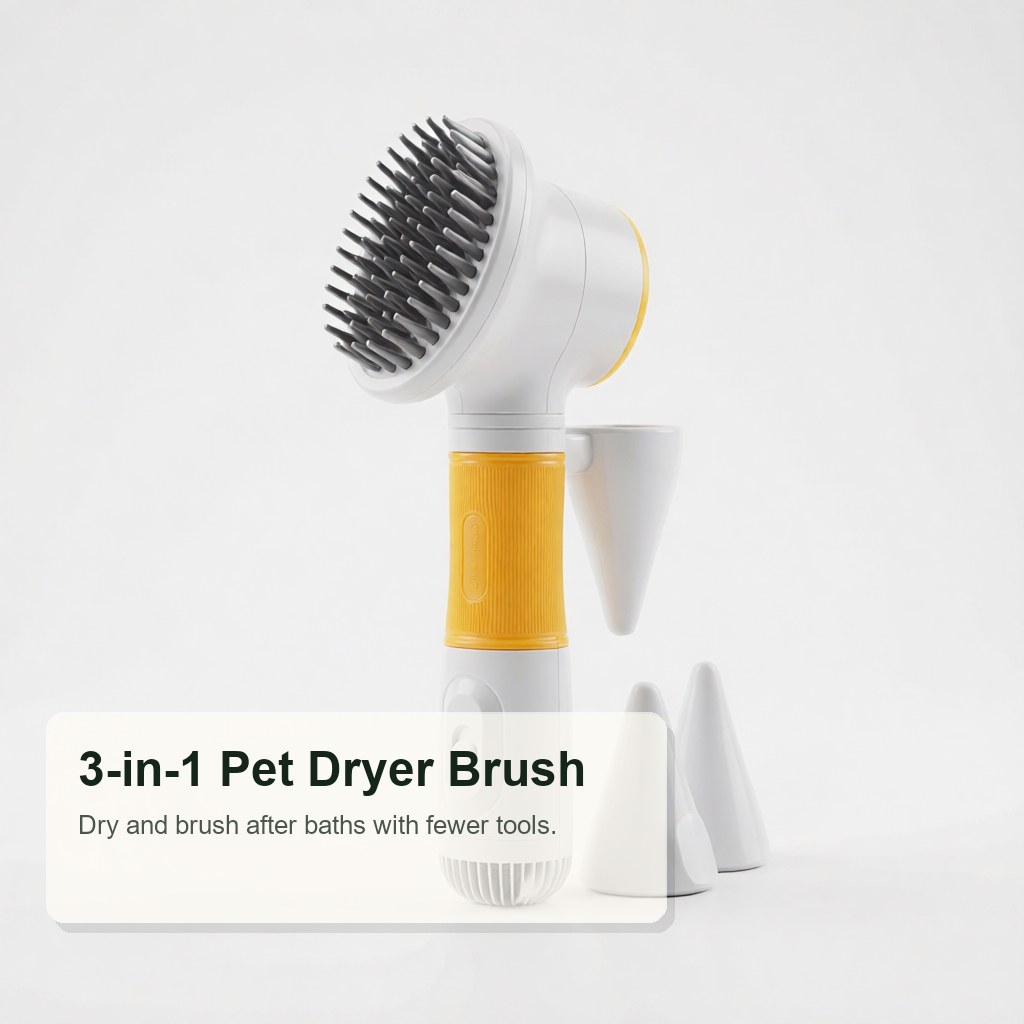 Grooming Brush vs. Dryer Brush for Home Pet Care