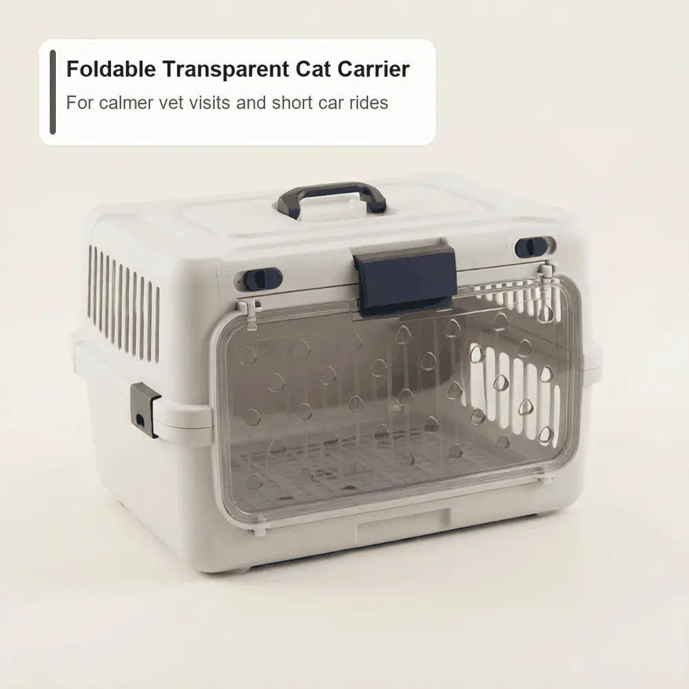 Is a Foldable Transparent Cat Carrier Better for Vet Day?